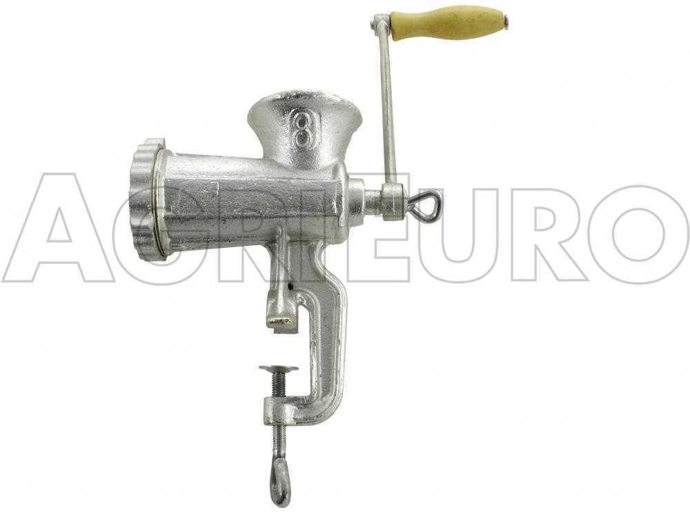 REBER - Tritacarne N. 8 Manuale Inox Aisi 304