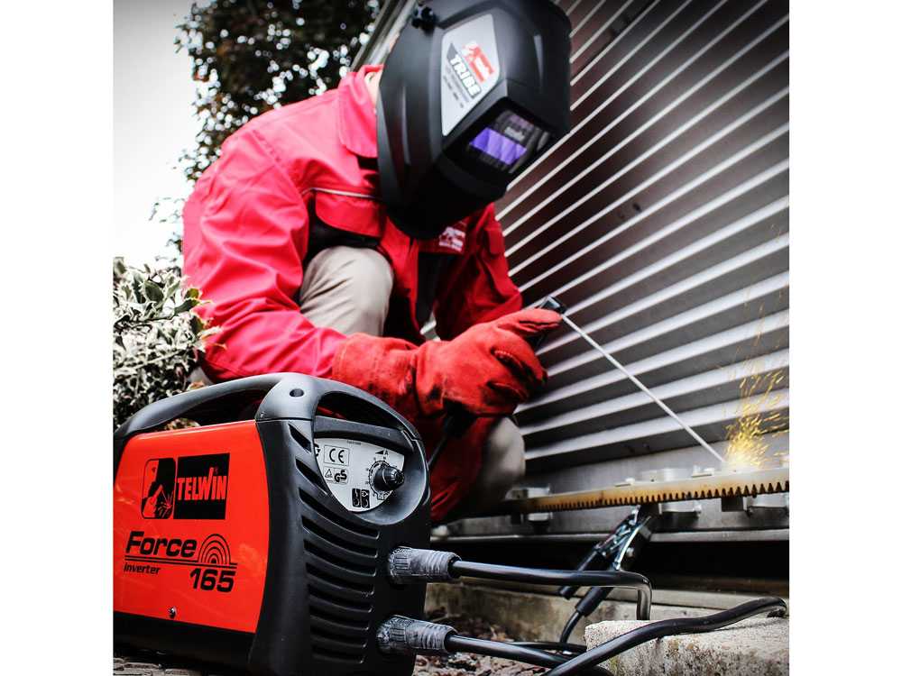 Saldatrice Inverter Telwin FORCE 165 MMA DC + Maschera TIGER - Compatta E Professionale - Foto 8