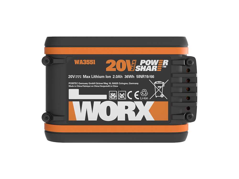 Supporto Da Parete Per Batterie Worx 20V - Per 3 Batterie, Made In Germany, Con Viti Incluse - Foto 3