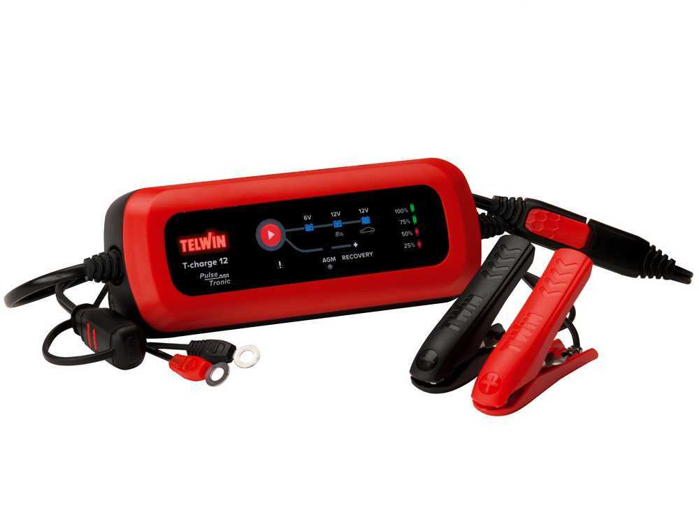 batterie 6/12V AGM Caricabatterie e mantenitore Telwin T-Charge 12 batterie AGM 