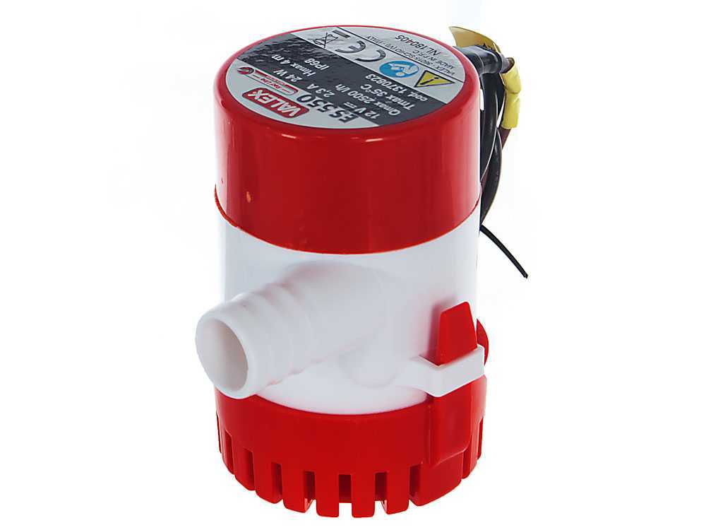 Pompa aspira liquidi elettrica ad immersione, 12V - 30 L/min
