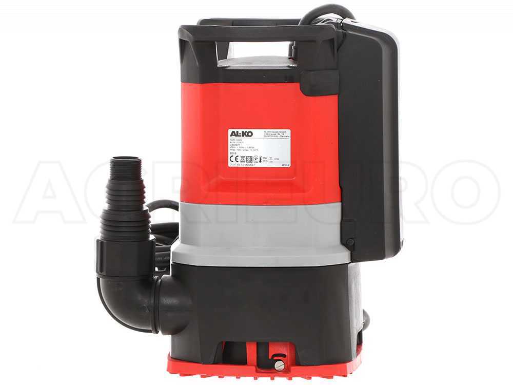 Pompa Sommersa AL-KO TWIN 14000 PREMIUM - Per Acque Chiare E Scure Fino A 15000 L/h