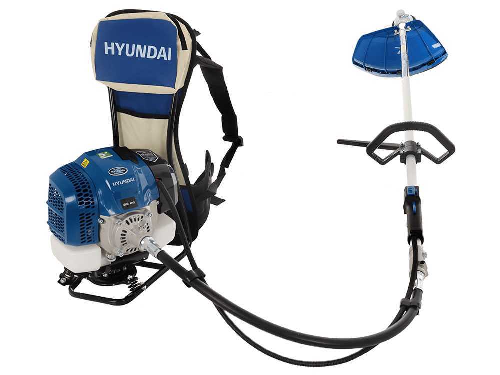 Decespugliatore Hyundai 52cc A Scoppio - Motore 2 Tempi 2.2CV, Tagliabordi Con Filo E Lama - Foto 9