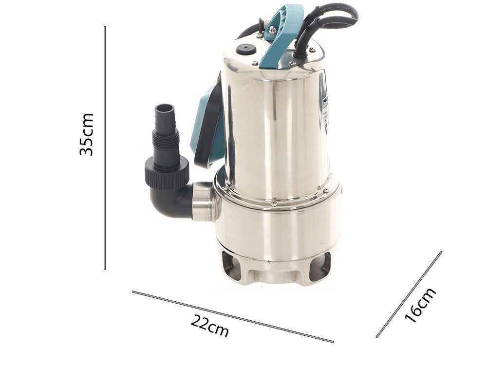 Pompa sommersa compatibile con batteria Makita da 18 V, pompa per acqua