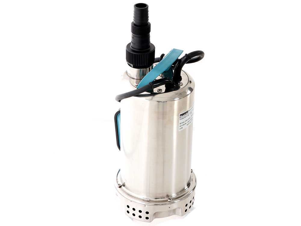 Pompa Sommersa Senza Fili Per Batteria Makita 18V – 100W, Portata 635 GPH, Motore Brushless, Incluso Tubo Da 1 M Per Piscina E Giardino