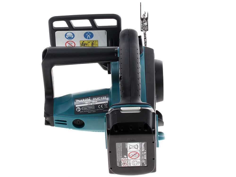 Motosega A Batteria Makita DUC122Z 18V, Solo Corpo, Prodotta In Giappone