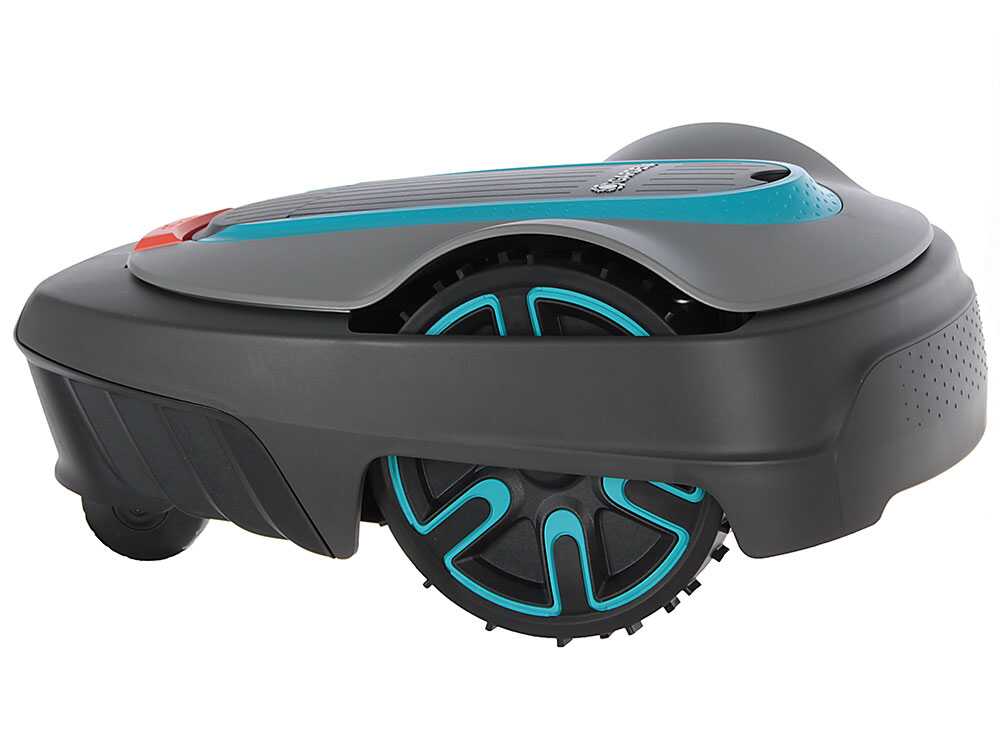 Gardena Rasaerba Robot Sileno Minimo, Programmabile con App Bluetooth, Falcia Superfici Fino a 250 m², Rasaerba Robotizzato che Adatta i Tempi di Taglio alla Crescita, Standard, Fino a 250 m²