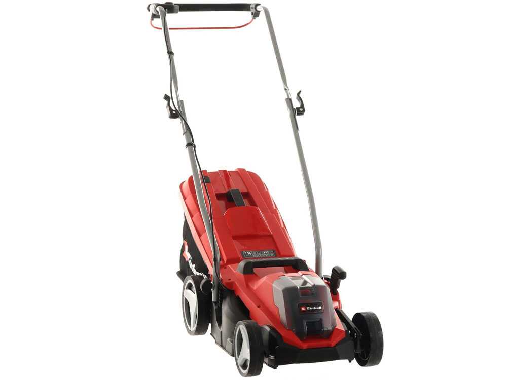 EINHELL Akku-Rasenmäher GE-CM 18/33 Li Kit, 18Volt Rot/schwarz, Li - Foto 9