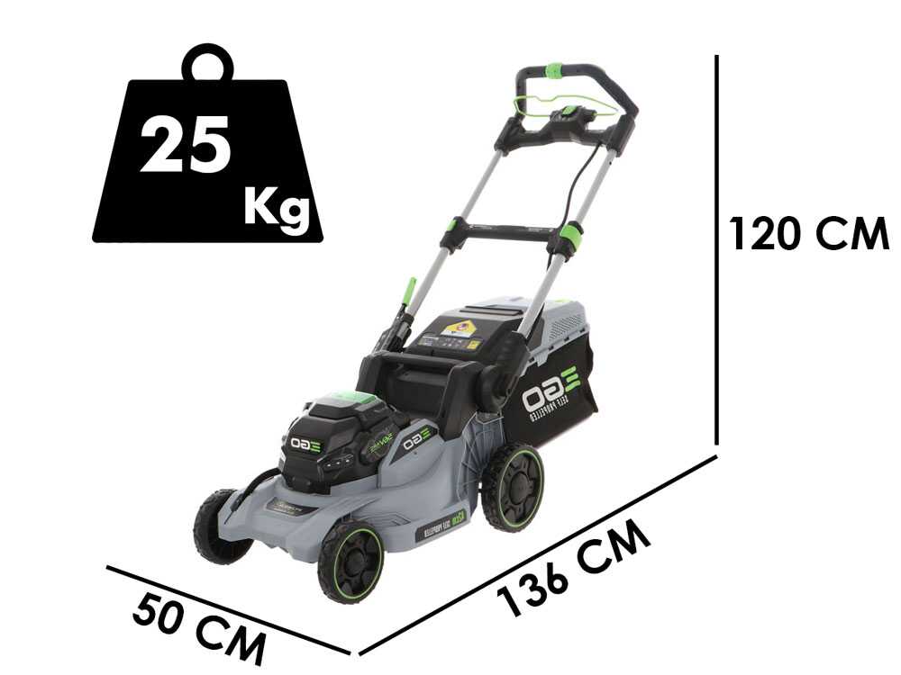 EGO Power+ Tagliaerba Elettrico A Batteria 56V - Larghezza Taglio 42cm, Autonomia Fino A 50 Minuti - Foto 4