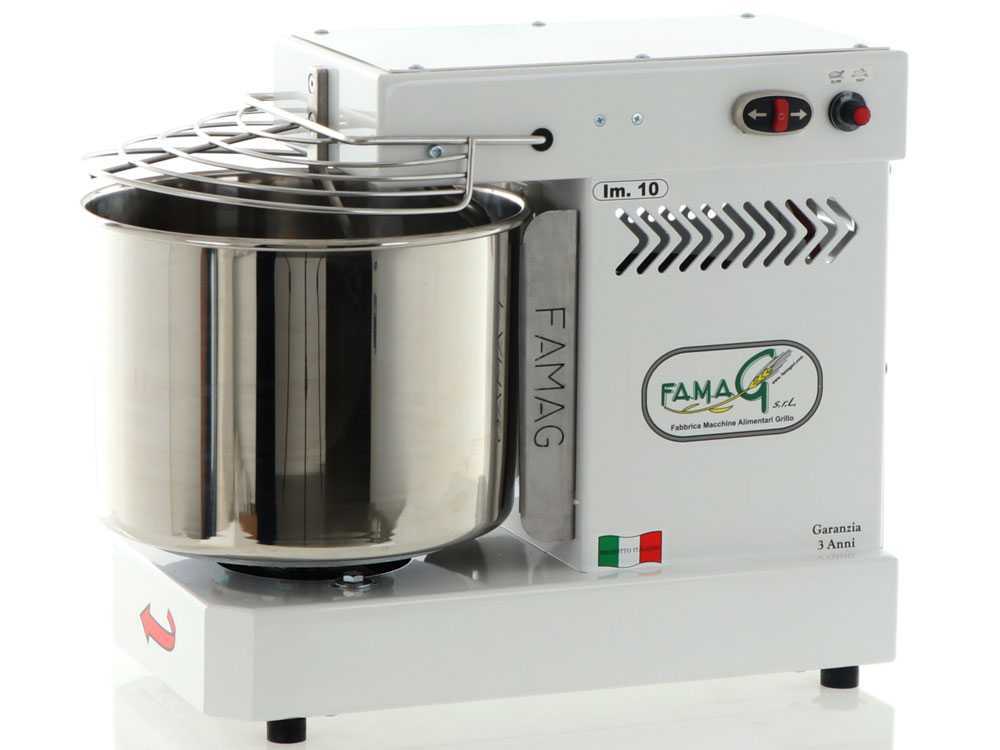 Famag IM10 capacità impasto 10 KG FAMAG Impastatrice rossa professionale a spirale 