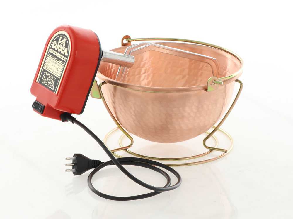 Paiolo Elettrico In Rame | Litri 4 | Con Mescolatore | Nuova Fac