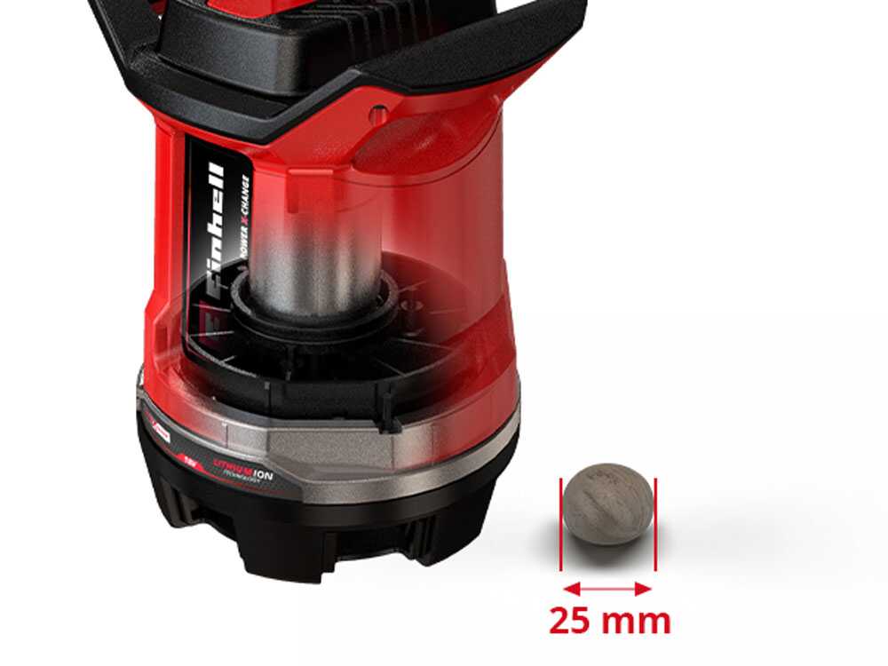 Pompa Senza Fili Einhell Pompa Acque Cariche Einhell GE-DP 18/25 LL Li-Solo - Senza Fili 18V 7000 L/h Power X-Change Acqua A - 3