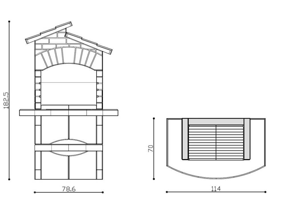 BBQ Modena Barbecue In Muratura Linea VZ Modena - Barbecue Legna E ...