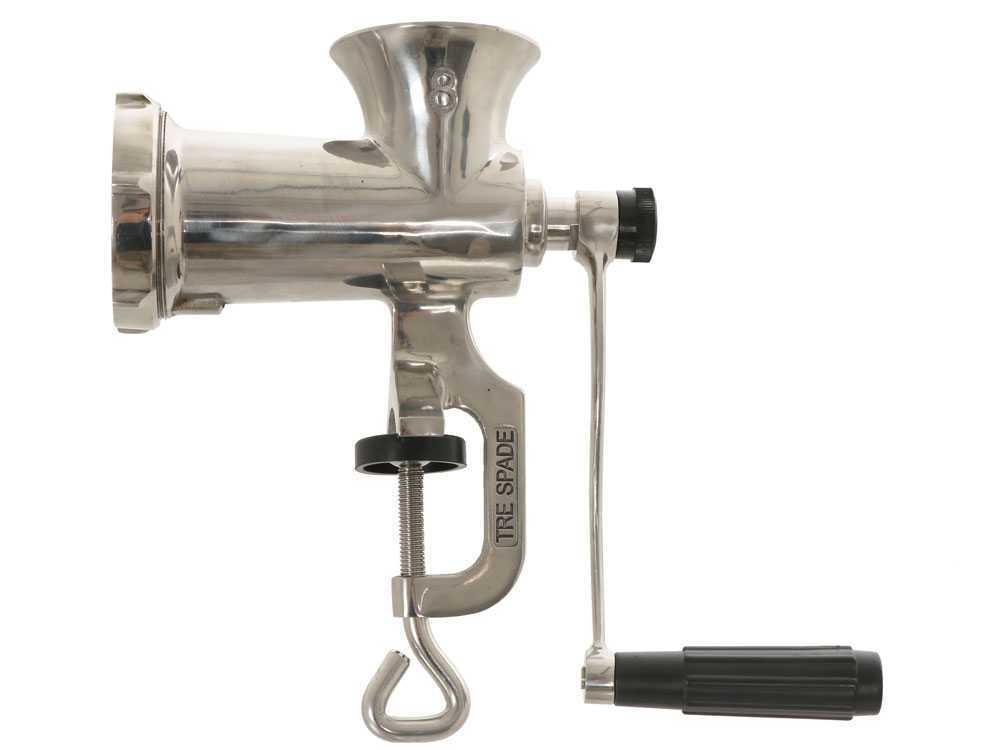 Tritacarne Manuale Tredoni Con Accessori - Per Carne E Verdure, Con Stampo Biscotti - Foto 2