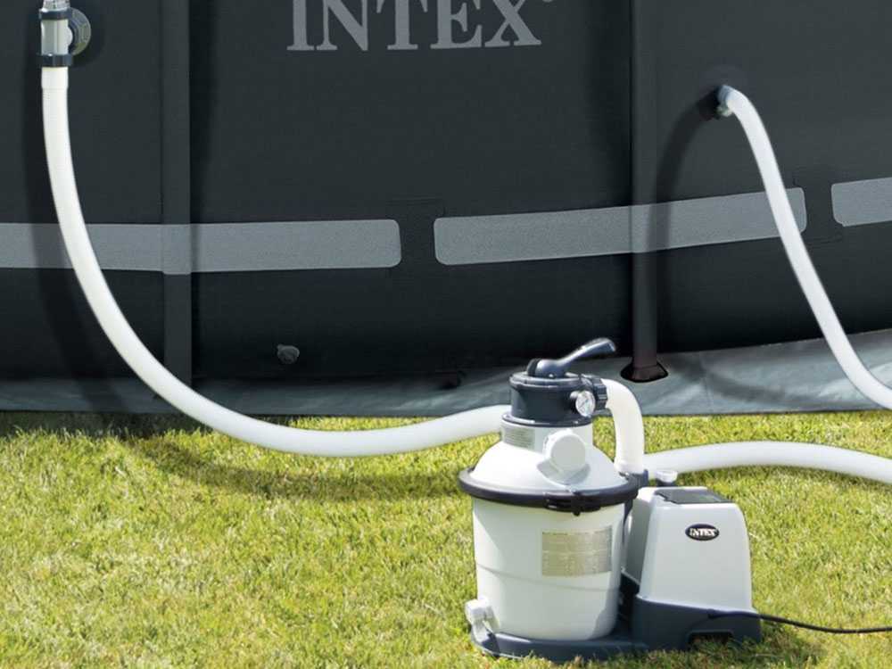 Intex Tubo Di Ricambio Per Pompa Piscina Diametro 38mm, Lunghezza 150cm - Raccordo A Dado Per Pompe 1500 GPH E Superiori