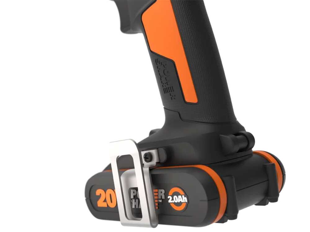 Trapano Avvitatore A Percussione WORX WX370.9 - 20V, 50Nm, 2 Velocità, Luce LED, Senza Batteria