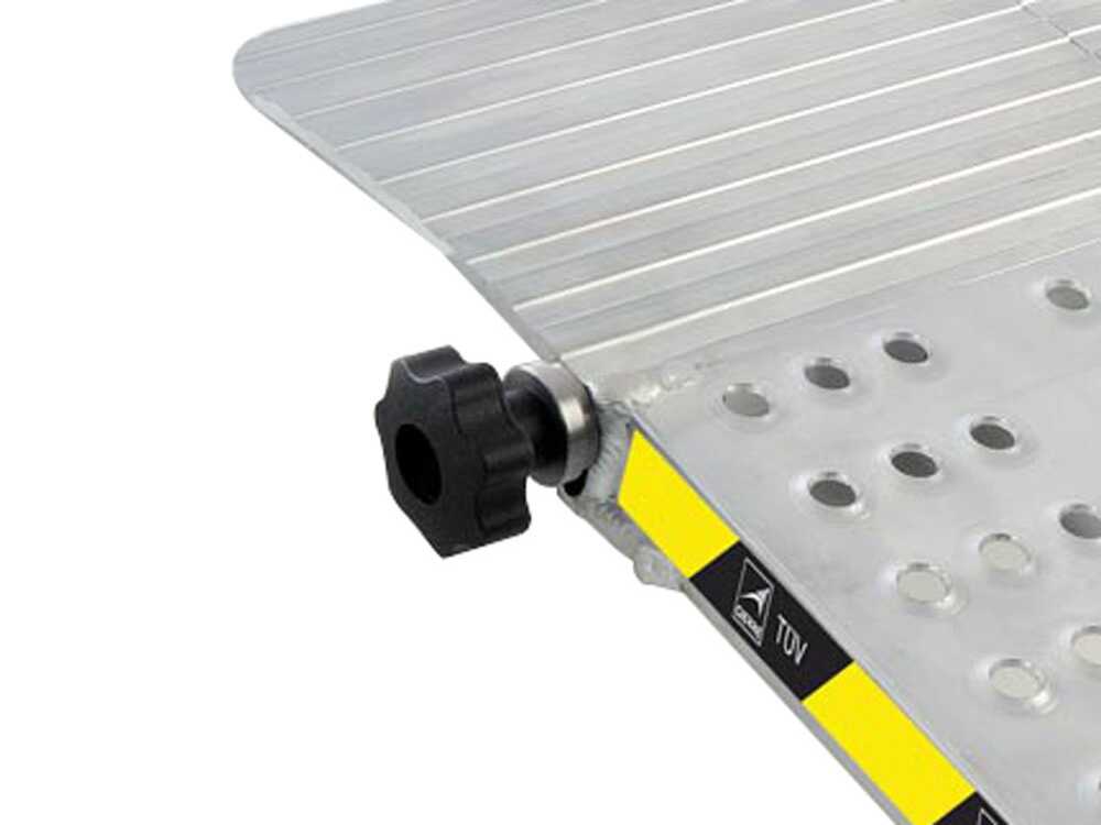 Rampa In Alluminio Fissata Gierre RF200 - Larghezza 20cm Con Superficie Antiscivolo, Lunghezza 200cm - Foto 8