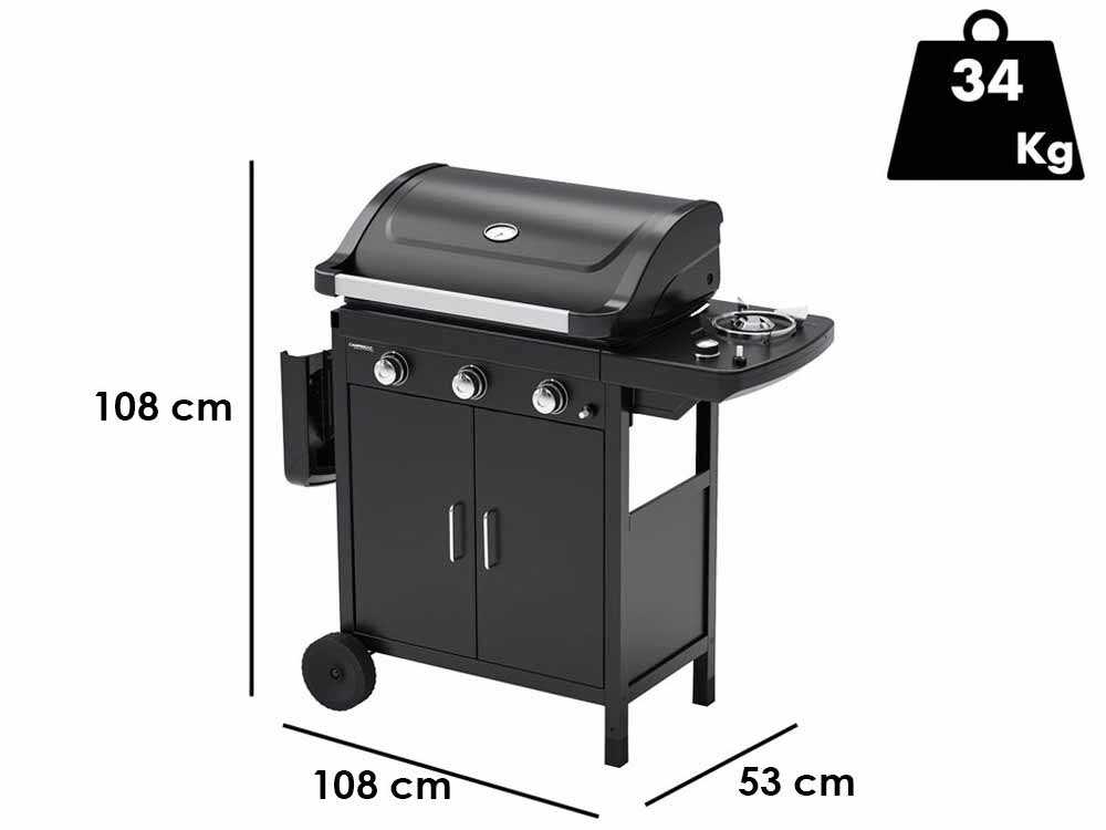 Deflettore Di Calore Originale Per Barbecue CampingGaz E Coleman - Easyricambi 80973 - Ricambio Specifico