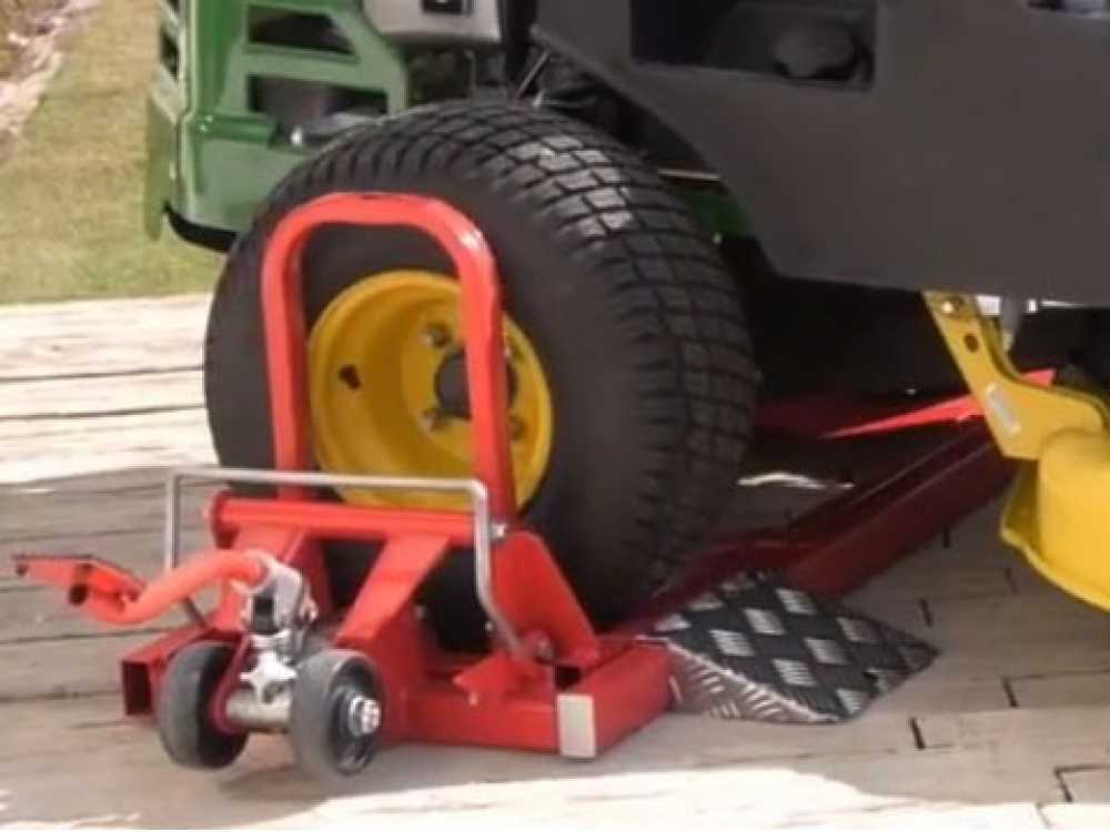 Sollevatore Per Trattorini Da Prato YRHome - Portata 400kg, Regolabile, Pieghevole - Foto 9