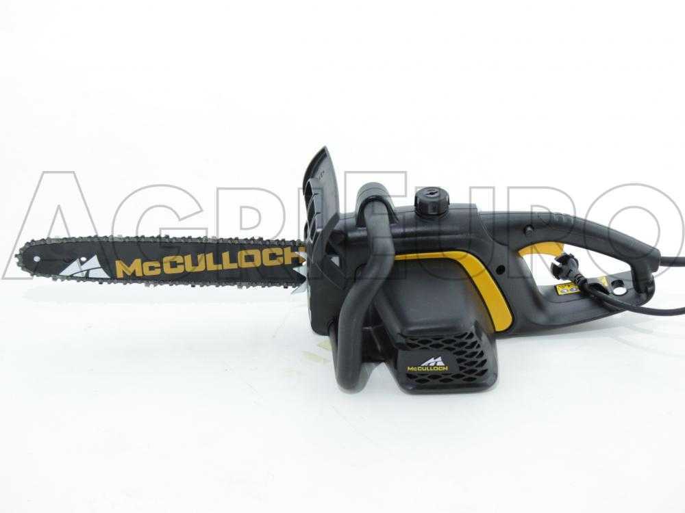 Tronçonneuse électrique McCulloch M4M4B – 1300W – Jaune Et Noire – Neuf