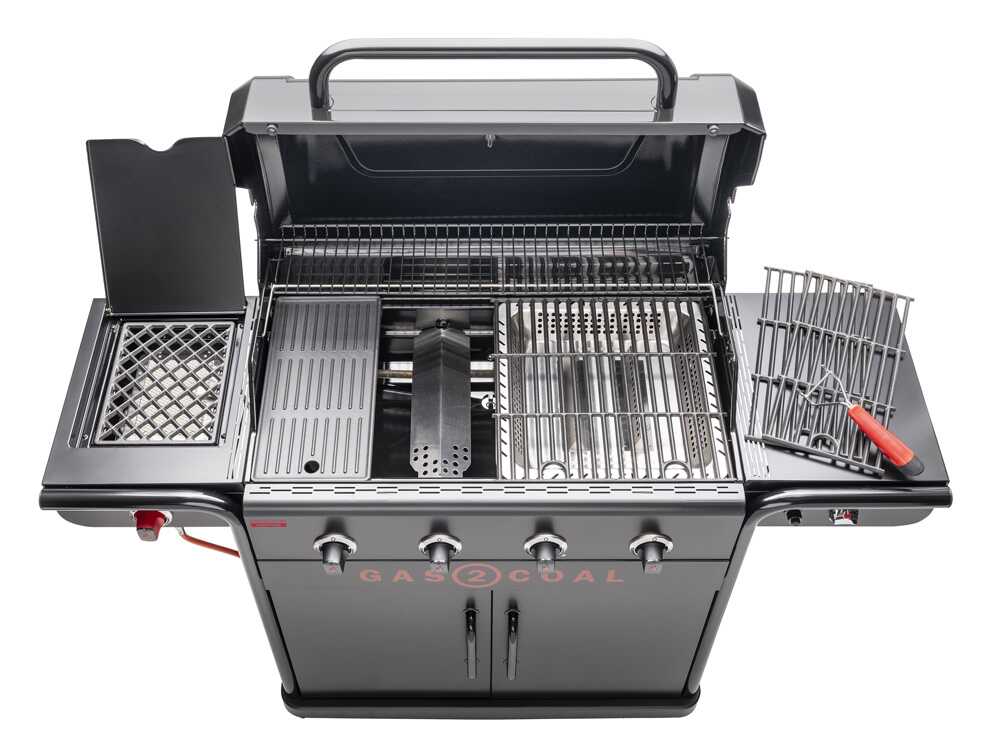 Barbecue a gas a 4 fuochi, barbecue a gas, in acciaio inox, con griglia Barbecue a gas a 4 fuochi, barbecue a gas, in acciaio inox, con griglia