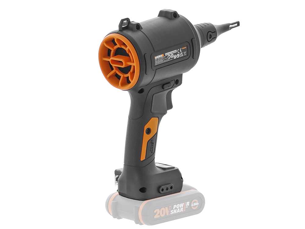 WORX WX739.9 MAKERX Utensile Rotante A Batteria 20V (solo Corpo) - Motore Brushless, 35.000 Giri/min, Pinza 1/8" Per Incisione E Smerigliatura
