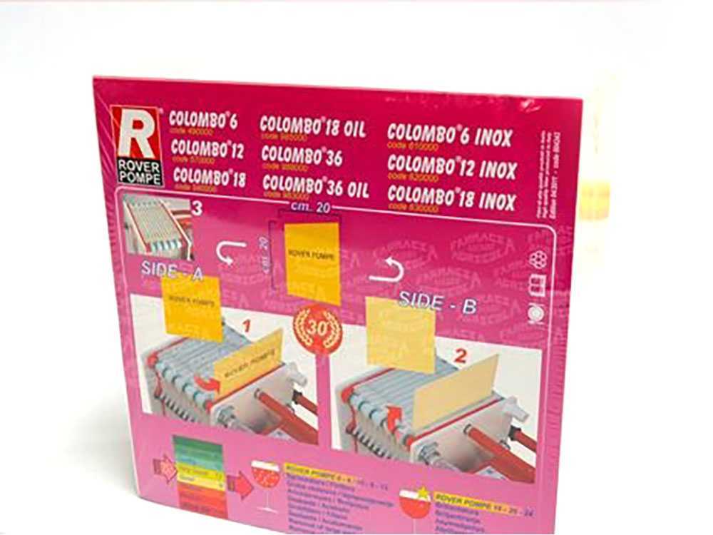 Cartoni Filtranti 25 Pezzi TIPO 18 20x20 Filtri Vino E Pompa Rover - Foto 7