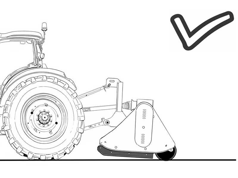 BlackStone BP-CD 200 - Trincia per trattore - Serie pesante -  Spostamento idraulico