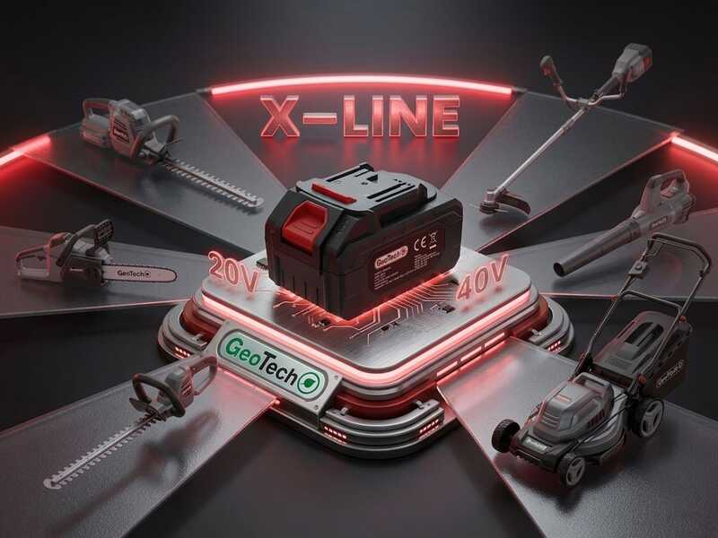 GeoTech X-Line PS-20V - Potatore manuale a batteria - 20V 2Ah