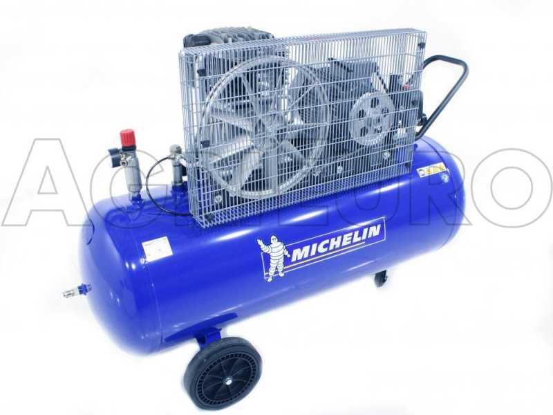 Michelin MCX 300 598 - Compressore aria elettrico a cinghia - Motore 5.5 HP - 270 lt