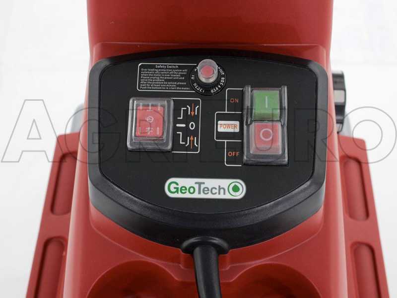 GeoTech ESB 2801 Roller - Biotrituratore elettrico - Con cesto di raccolta