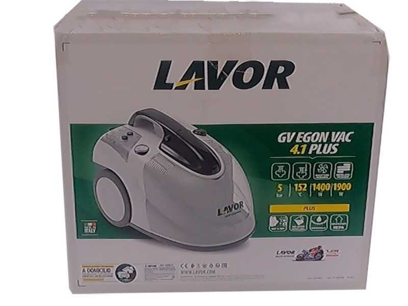 Lavor GV Egon VAC 4.1 Plus - Pulitore a vapore - serbatoio d'acqua ricaricabile