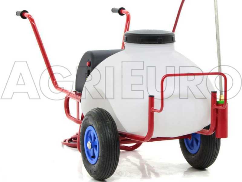Pompa irroratrice elettrica carrellata M2017012 - Con gancio - A batteria 12V - 70L PRO