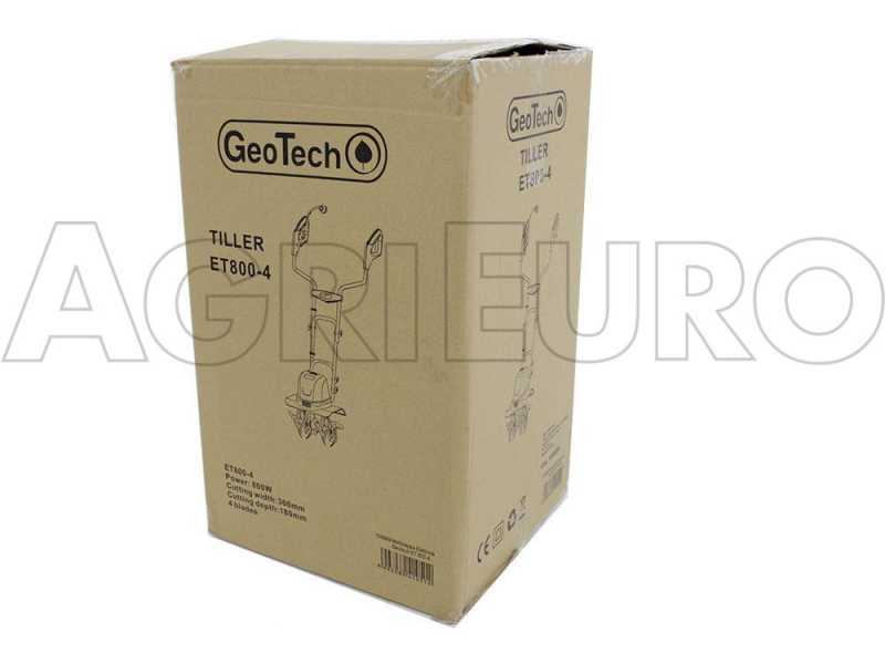 GeoTech ET 800-4 - Motozappa elettrica - 800 W - 4 file di zappe