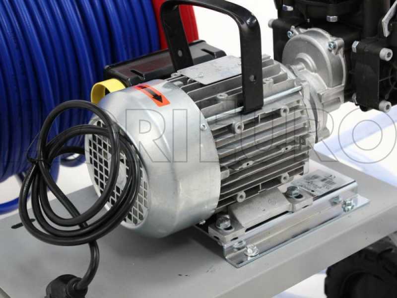 Kit motopompa irrorazione con carrello - Pompa Comet MC25 con motore elettrico