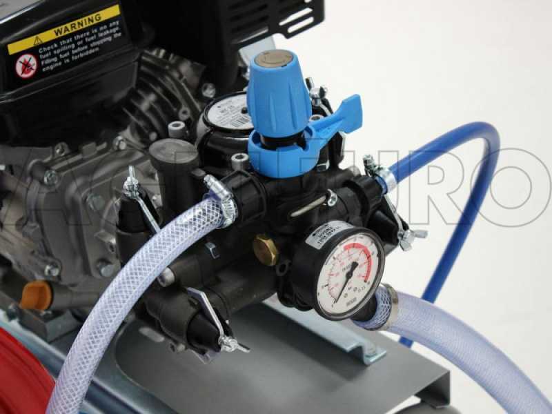 Kit motopompa irrorazione con carrello - Pompa Comet MC25 con motore elettrico