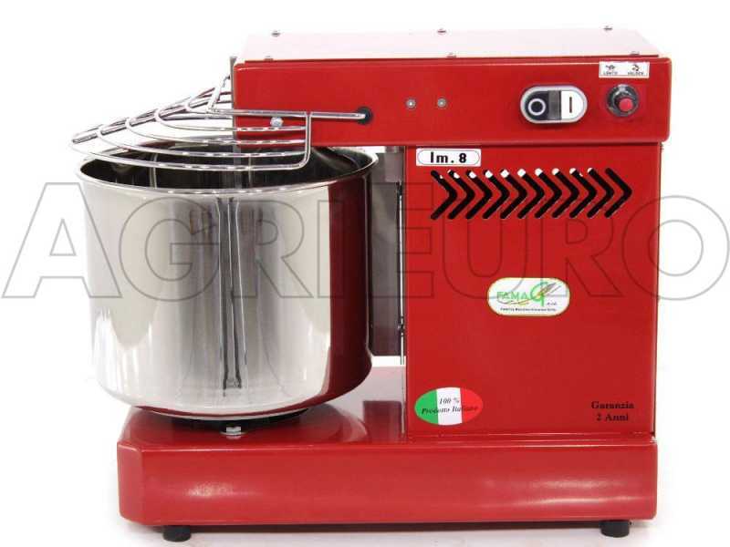 Famag IM 8/230 10 Velocit&agrave; Rosso - Impastatrice a spirale 8 Kg