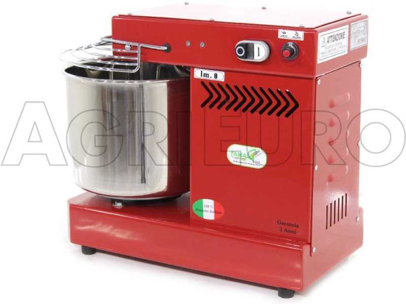 Famag IM 8/230 10 Velocit&agrave; Rosso - Impastatrice a spirale 8 Kg