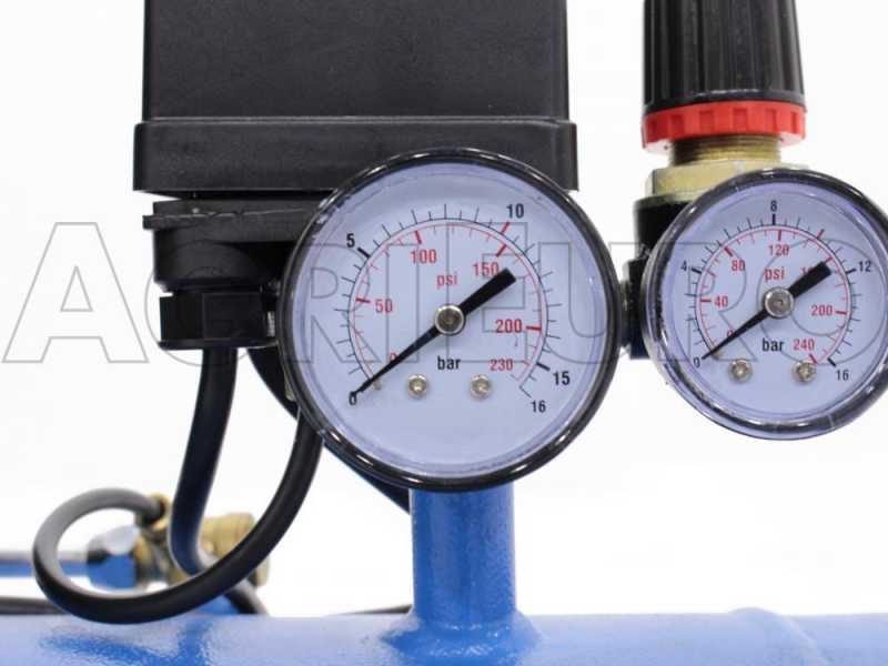 ABAC MONTECARLO L20 - Compressore aria elettrico monofase, oil-less - Motore 2 HP - 50 lt