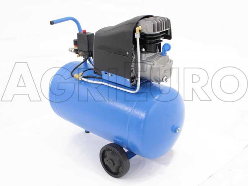 ABAC MONTECARLO L20 - Compressore aria elettrico monofase, oil-less - Motore 2 HP - 50 lt