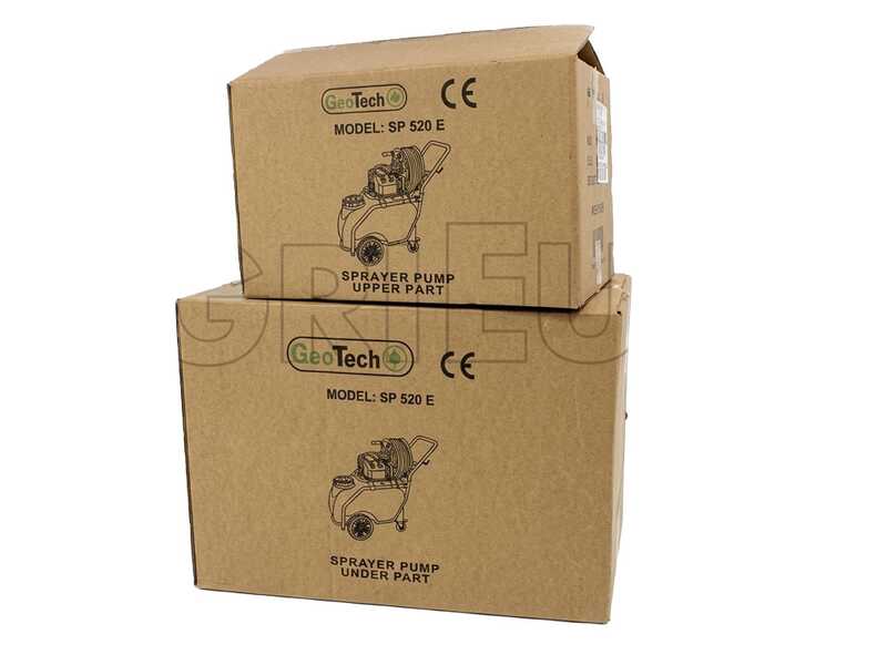 GeoTech SP 520 E - Pompa irroratrice elettrica a batteria carrellata - 50L