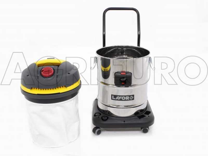 Lavor WD 255 XE - Aspirapolvere aspiraliquidi - aspiratore con bidone 55 lt, Potenza massima 2800 W