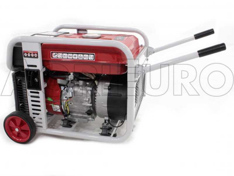 GeoTech-Pro iGGP5000 - Generatore di corrente carrellato a inverter 4 kW - Continua 3.5 kw Monofase