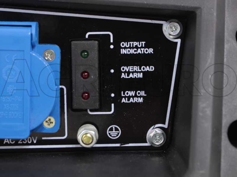 GeoTech-Pro iGGP5000 - Generatore di corrente carrellato a inverter 4 kW - Continua 3.5 kw Monofase