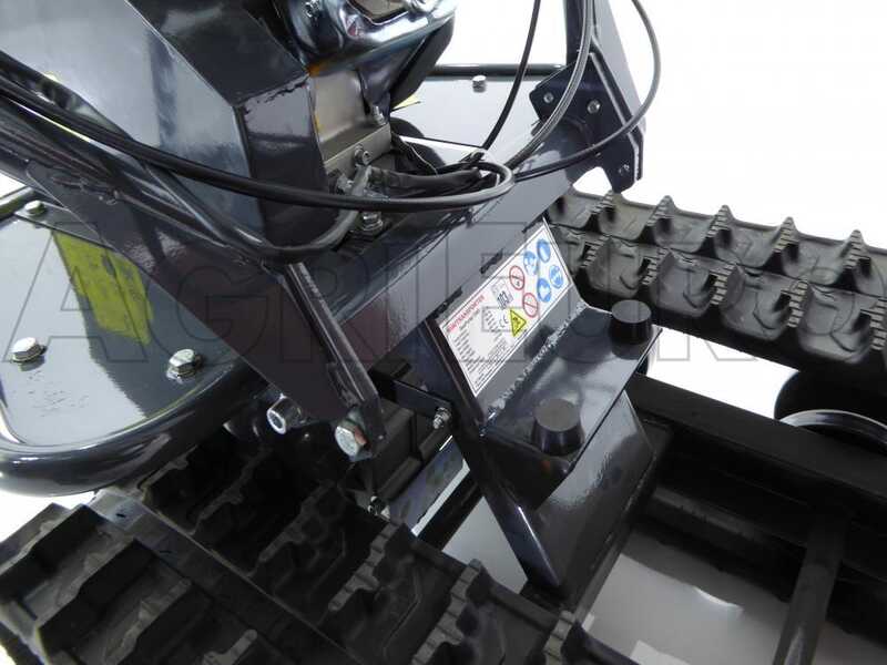 GeoTech Pro GeoPorter 330E BS - Motocarriola cingolata cassone estensibile con 4 rulli - 300Kg
