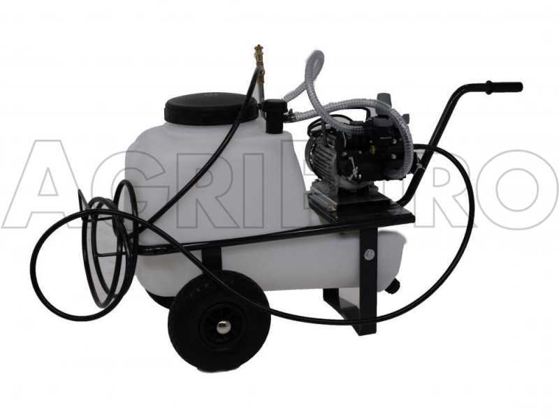 Kit motopompa irrorazione - Pompa Comet MC20/20 con motore elettrico con carrello e serbatoio 50L