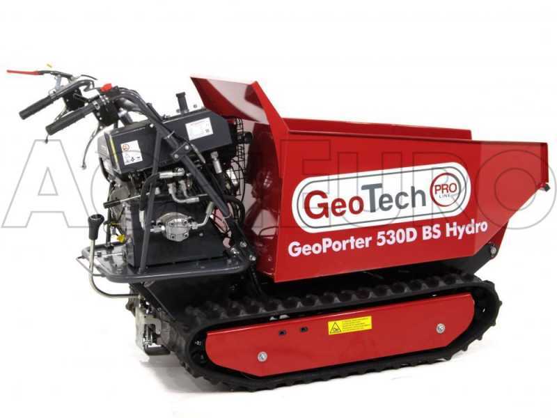 GeoTech-Pro GeoPorter 530D BS Hydro - Minitransporter cassone dumper idraulico 500Kg
