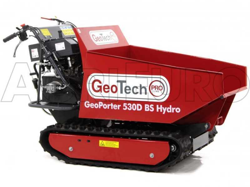 GeoTech-Pro GeoPorter 530D BS Hydro - Minitransporter cassone dumper idraulico 500Kg