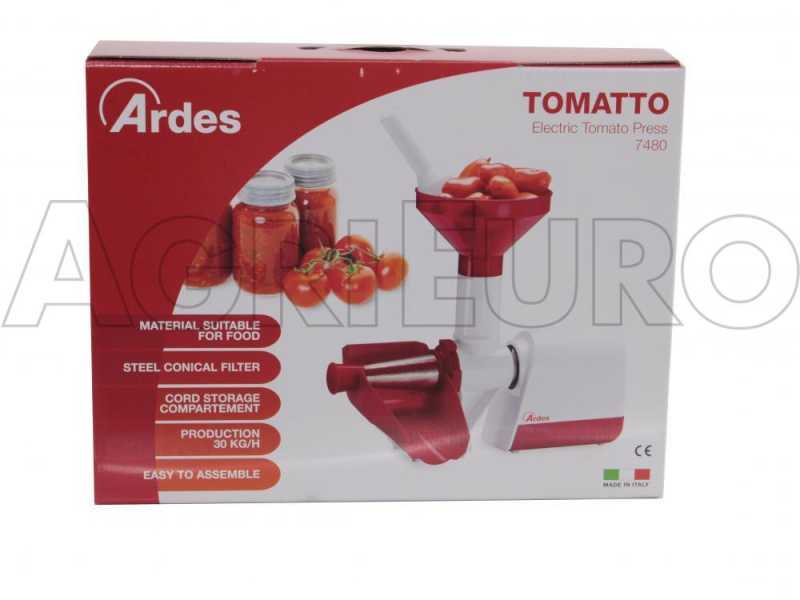 Ardes AR7480 - Passapomodoro con motore elettrico 130W - 230V