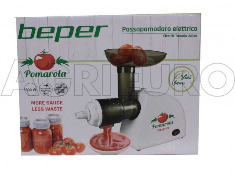 Beper Pomarola - Passapomodoro elettrico - Motore da 300W 220-240V